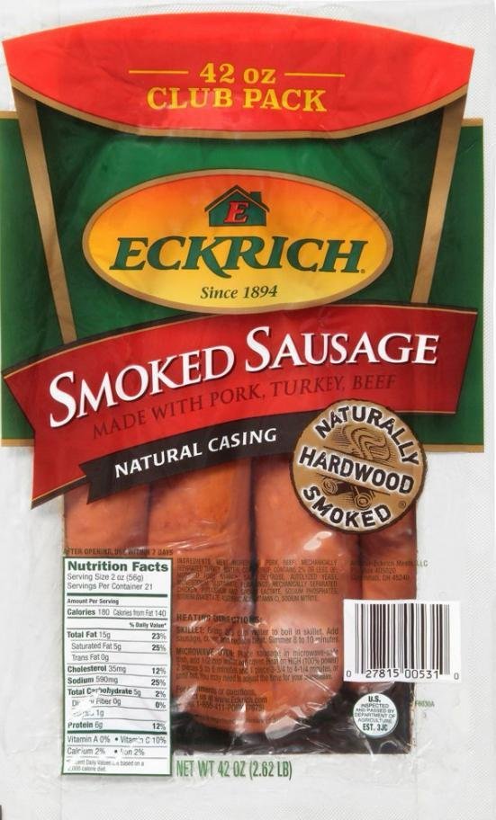 Smoked sausage - Eckrich