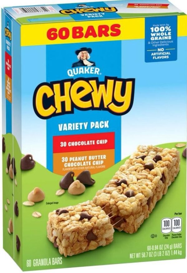 Quaker Chewy Whole Grains Variety Pack