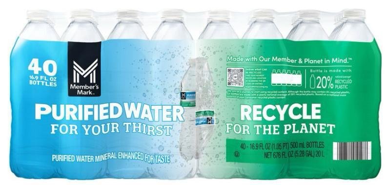 Member's Mark Purified Water