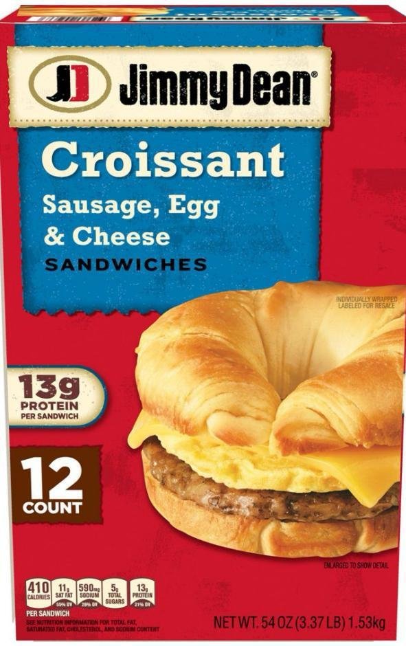 Sausage, Egg & Cheese Croissant Sandwiches