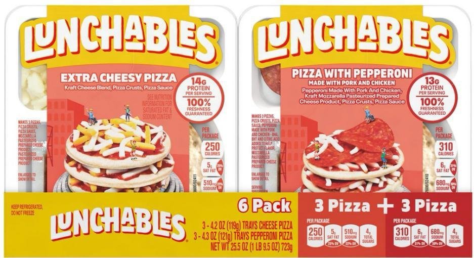 Lunchables Pizza Kits Variety Pack 6 pk.