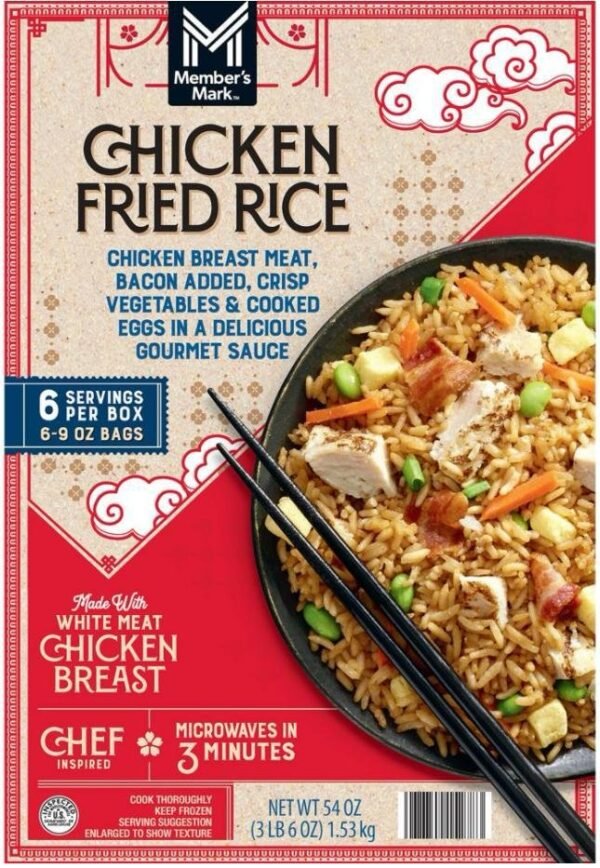 Member's Mark Chicken Fried Rice, Frozen, 9 oz., 6 ct.